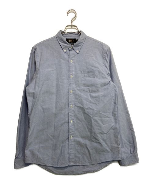 RRL（ダブルアールエル）RRL (ダブルアールエル) ボタンダウンシャツ ブルー サイズ:Lの古着・服飾アイテム