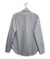 RRL (ダブルアールエル) ストライプBDシャツ ブルー×ホワイト サイズ:L：7000円