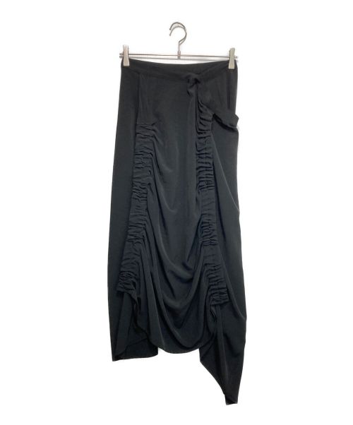 B Yohji Yamamoto（ビーヨウジヤマモト）B Yohji Yamamoto (ビーヨウジヤマモト) 巻スカート ブラック サイズ:2の古着・服飾アイテム