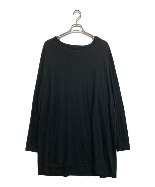 GROUND Y（グラウンドワイ）GROUND Y (グラウンドワイ) ジャンボカットソー ロングスリーブ ブラック サイズ:3の古着・服飾アイテム