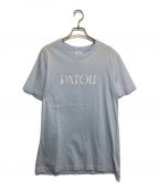 patouパトゥ）の古着「ESSENTIAL PATOU Tシャツ/オーガニックコットン パトゥロゴTシャツ」｜ブルー