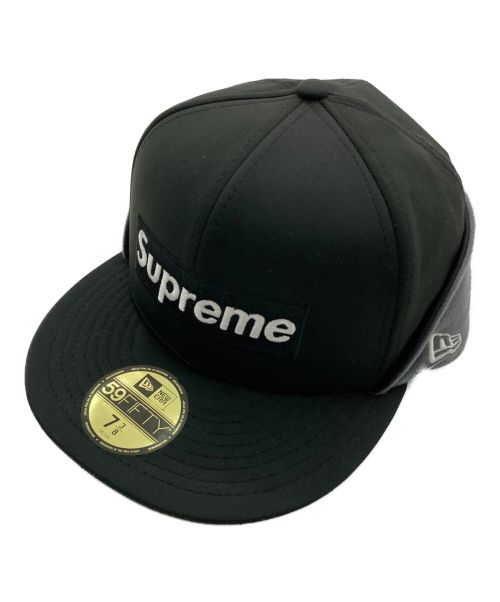 SUPREME（シュプリーム）Supreme (シュプリーム) New Era (ニューエラ) Windstopper Earflap Box Logo ブラック サイズ:58.7ｃｍ 未使用品の古着・服飾アイテム