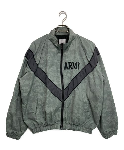 US ARMY（ユーエスアーミー）US ARMY (ユーエス アーミー) ナイロンジャケット グレー サイズ:Sの古着・服飾アイテム