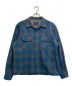 PENDLETON（ペンドルトン）の古着「オンブレチェックボードシャツ」｜ブルー×グレー