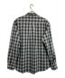 FLAGSTUFF (フラグスタフ) オンブレチェックシャツ ブラック×ホワイト サイズ:L：10000円