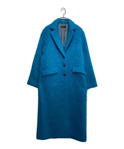 MAISON SPECIAL（メゾンスペシャル）MAISON SPECIAL (メゾンスペシャル) モヘアシャギーチェスターコート ブルー サイズ:FREEの古着・服飾アイテム