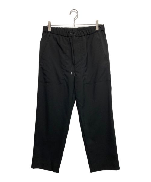 OAMC（オーエーエムシー）OAMC (オーエーエムシー) ドローストリング クロップド パンツ ブラック サイズ:Sの古着・服飾アイテム