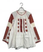 Ron Hermanロンハーマン）の古着「Mandala Embroidery Blouse」｜ホワイト×レッド