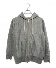 Champion REVERSE WEAVE (チャンピオン リバース ウィーブ) ジップフーデットスウェットシャツ グレー サイズ:S
