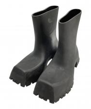 BALENCIAGA (バレンシアガ) Trooper rubber low boots ブラック サイズ:UK8