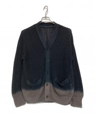 sacai (サカイ) Gradation Knit Cardigan ブラック×グレー サイズ:1