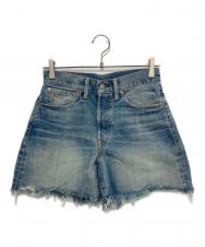RRL (ダブルアールエル) カットオフデニムショーツ ライトインディゴ サイズ:SIZE W26