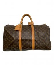 LOUIS VUITTON (ルイ ヴィトン) キーポル50 モノグラム トラベルバッグ ブラウン
