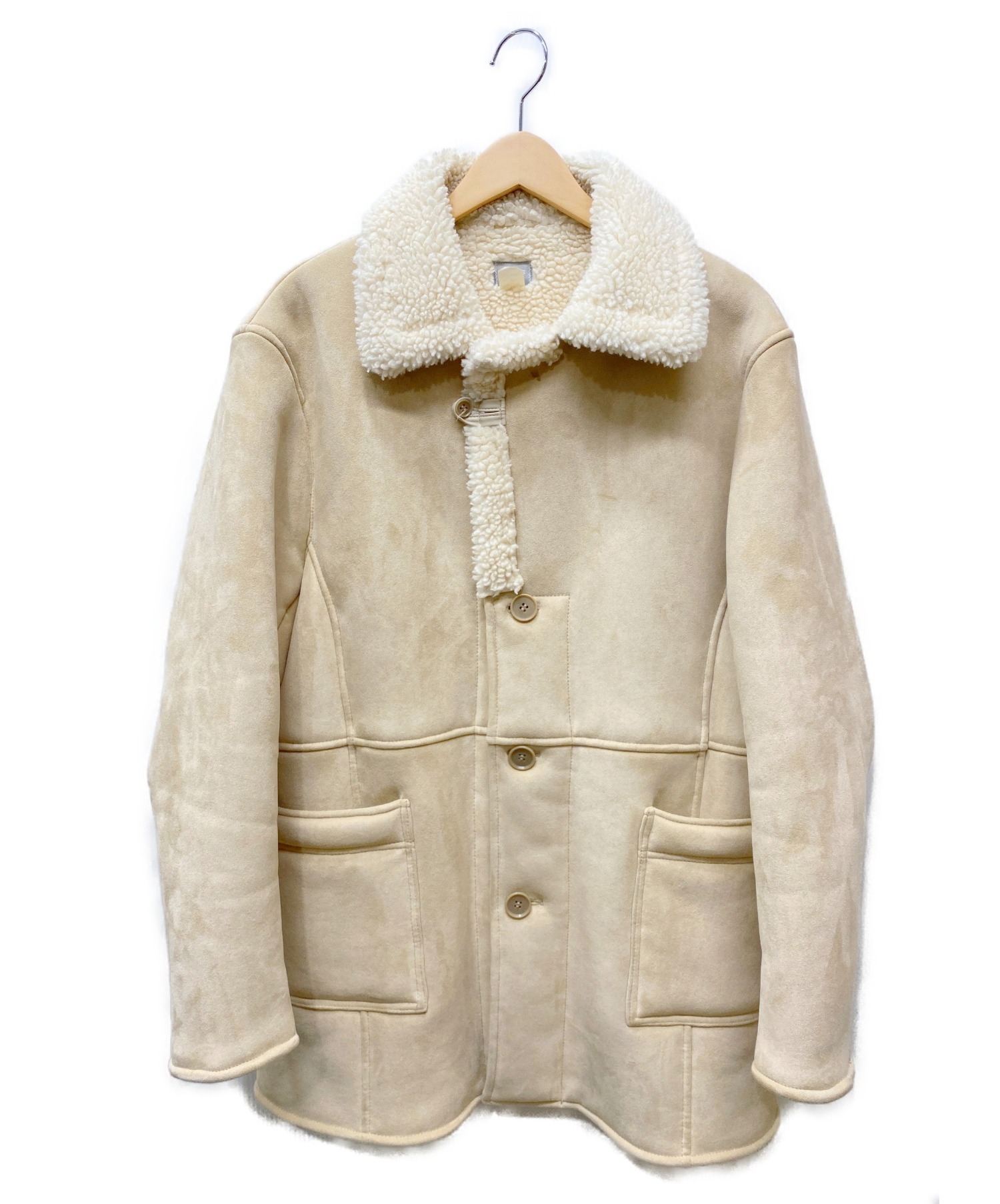中古 古着通販 Deluxe デラックス ムートンコート ベージュ サイズ L ブランド 古着通販 トレファク公式 Trefac Fashion