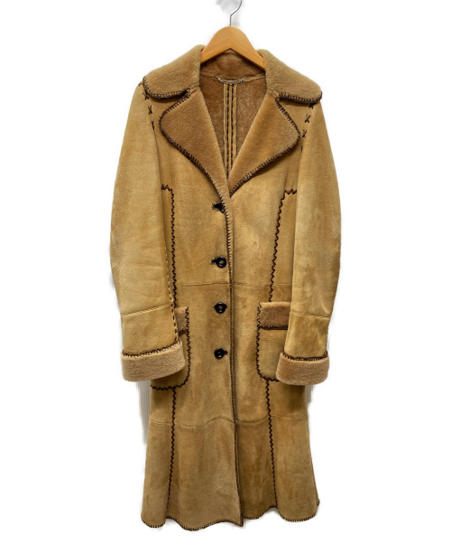 中古 古着通販 Dolce Gabbana ドルチェアンドガッバーナ スウェードムートンコート ベージュ サイズ M ブランド 古着通販 トレファク公式 Trefac Fashion