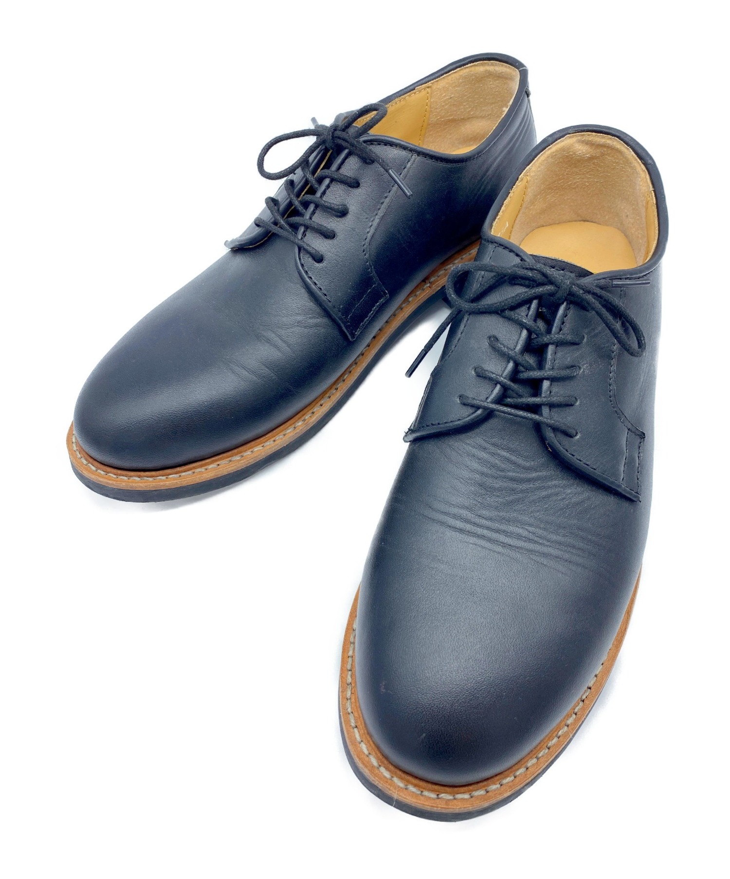 中古 古着通販 Laborer Shoes Steven Alan レイバラーシューズ スティーブンアラン レザーシューズ ブラック サイズ 7 ブランド 古着通販 トレファク公式 Trefac Fashion