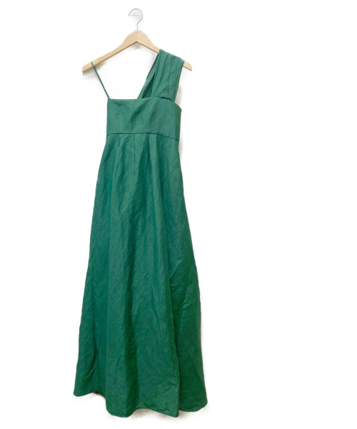 中古 古着通販 Mylan マイラン Shine Linen One Shoulder Dress グリーン サイズ S ブランド 古着通販 トレファク公式 Trefac Fashion