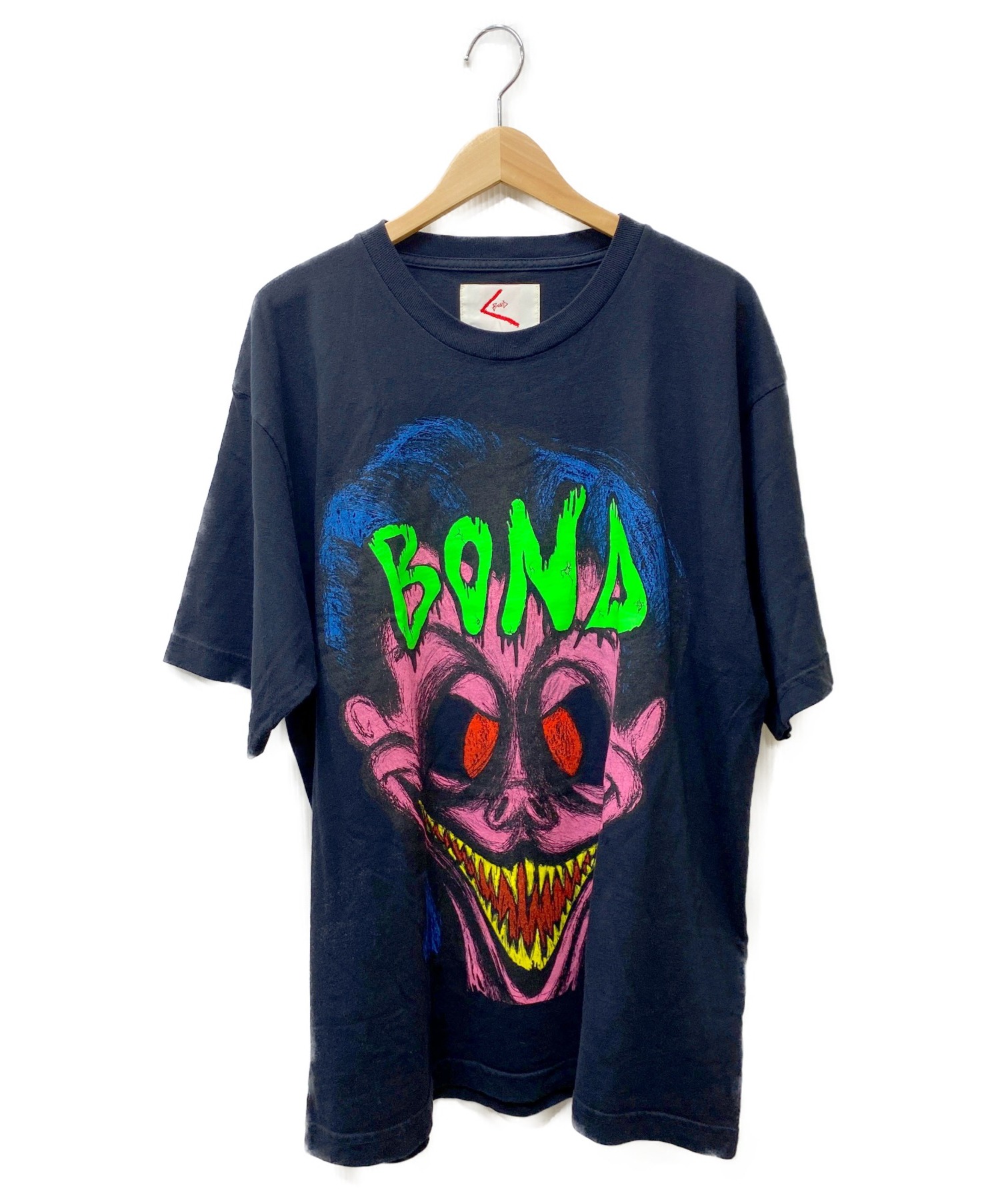 BOND (ボンド) グラフィックプリントTシャツ ブラック サイズ:L 夏物