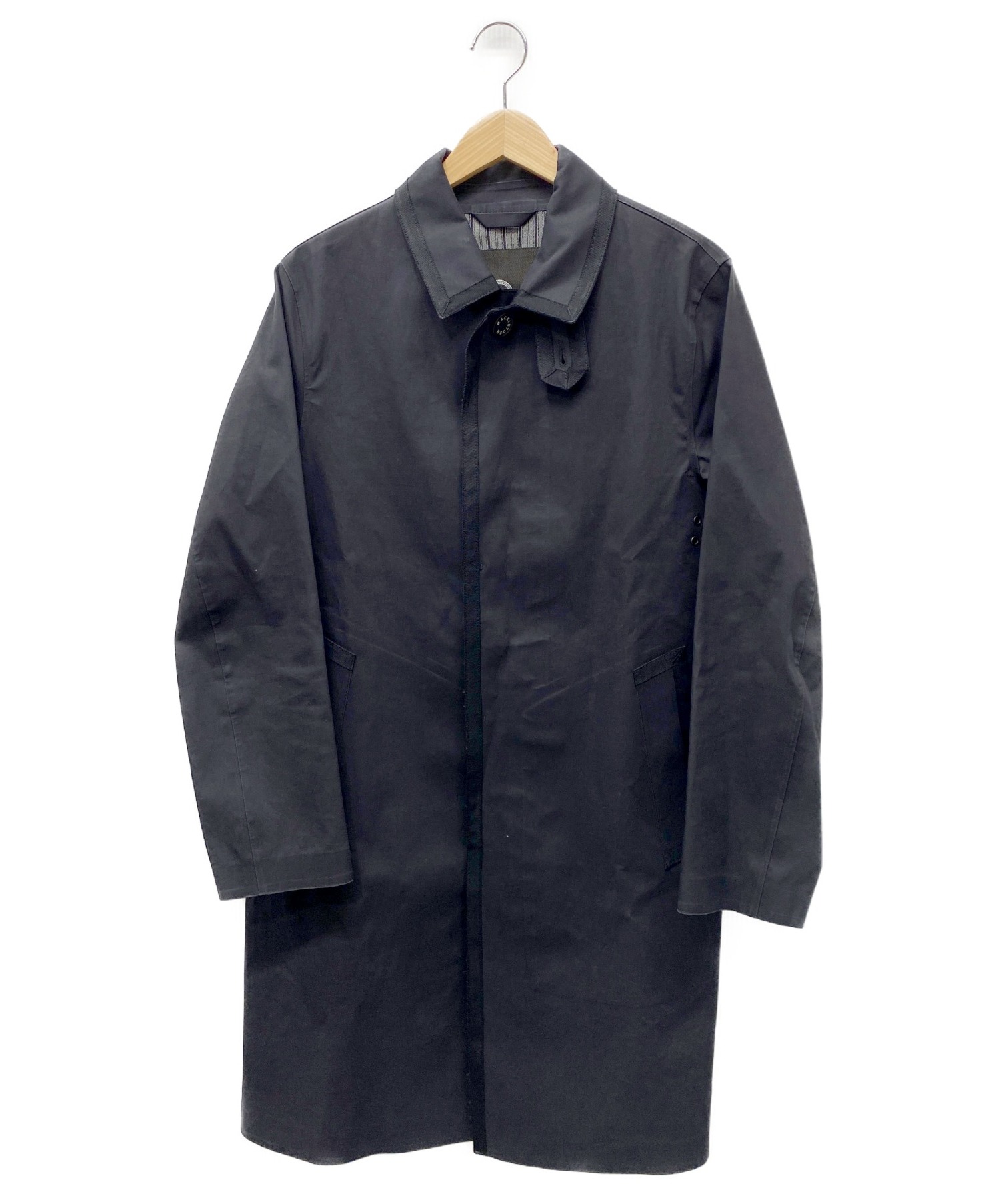 中古 古着通販 Mackintosh 104 マッキントッシュ 104 ゴム引きステンカラーコート ブラック サイズ 36 ブランド 古着通販 トレファク公式 Trefac Fashion