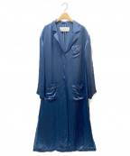 LE CIEL BLEU（ルシェルブルー）の古着「サテンローブコート」｜ブルー