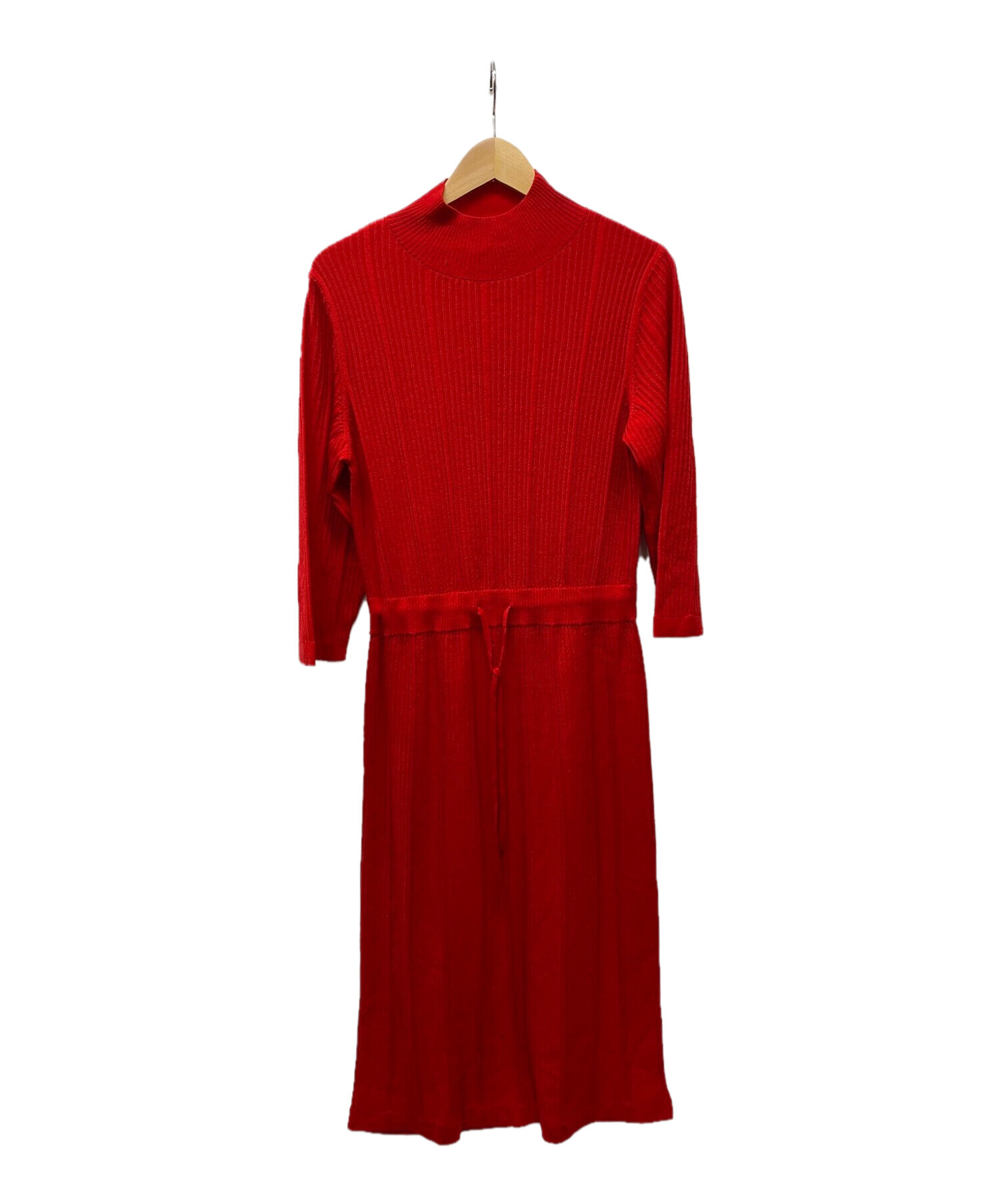 中古 古着通販 A P C アーペーセー ニットワンピース レッド サイズ M ブランド 古着通販 トレファク公式 Trefac Fashion