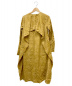 08sircus (ゼロエイトサーカス) サテンジャカードバックドレープドレス ベージュ：4800円