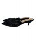 Christian Dior (クリスチャン ディオール) レースミュールパンプス ブラック サイズ:37D：7800円