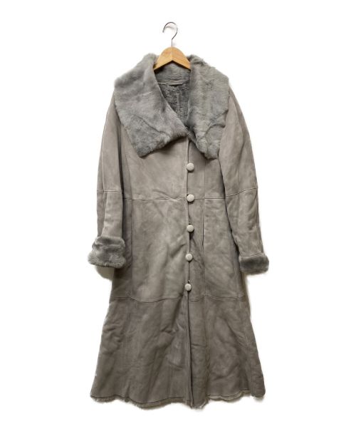 中古 古着通販 Armani Collezioni アルマーニコレツィオーニ リアルムートンコート グレー サイズ 42 ブランド 古着通販 トレファク公式 Trefac Fashion