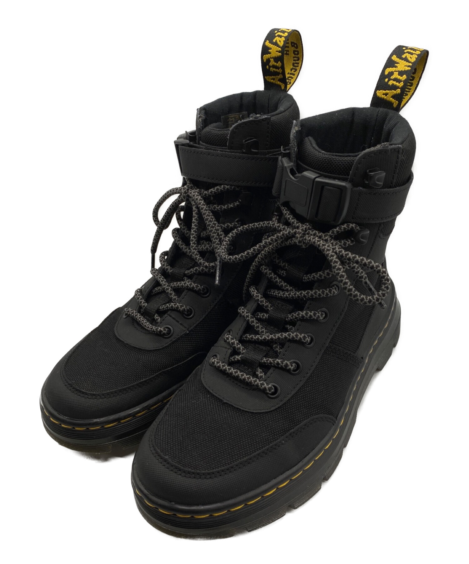 中古・古着通販】Dr.Martens (ドクターマーチン) Tract Combs Tech 8 Tie Boot ブラック サイズ:39｜ブランド・古着通販  トレファク公式【TREFAC FASHION】