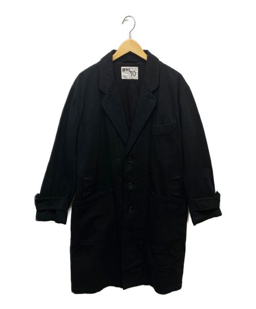 MHL（エムエイチエル）MHL (エムエイチエル) オーバーサイズコート ブラック サイズ:Mの古着・服飾アイテム