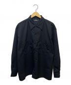 Name.×COOTIE PRODUCTIONS（クーティープロダクションズ）の古着「PRODUCTIONS RIPSTOP WORK SHIRT」｜ブラック