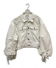 Maison MIHARA YASUHIRO (メゾンミハラヤスヒロ) Resize Shirt Combined Denim Jacket ホワイト サイズ:36