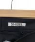 Snidel (スナイデル) プリーツラップスカショーパン ブラック：5800円