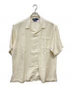 POLO RALPH LAUREN（）の古着「リネンブレンドオープンカラーシャツ」｜ホワイト