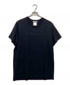 HELMUT LANG（ヘルムートラング）の古着「ロゴ刺繍Tシャツ」｜ブラック