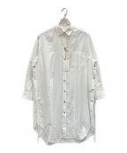 MAISON SPECIAL（メゾンスペシャル）の古着「2WAYロングシャツ」｜ホワイト