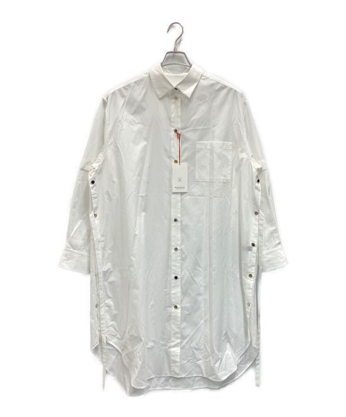 MAISON SPECIAL（メゾンスペシャル）MAISON SPECIAL (メゾンスペシャル) 2WAYロングシャツ ホワイト サイズ:FREEの古着・服飾アイテム