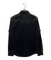 Saint Laurent Paris (サンローランパリ) コーティングウエスタンシャツ ブラック サイズ:M：18800円