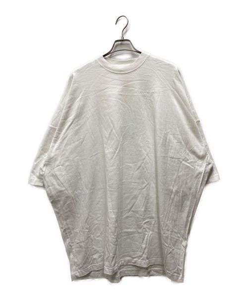 BALENCIAGA（バレンシアガ）BALENCIAGA (バレンシアガ) Universal Flow cotton T-shirt ホワイト サイズ:Mの古着・服飾アイテム