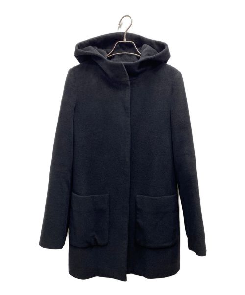 YOKO CHAN（ヨーコチャン）YOKO CHAN (ヨーコチャン) アンゴラウールコート ブラック サイズ:Mの古着・服飾アイテム