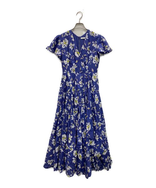 MARIHA×TOMORROWLAND（マリハ✕トゥモローランド）MARIHA×TOMORROWLAND (マリハ✕トゥモローランド) マドモワゼ?のドレス ブルー サイズ:36の古着・服飾アイテム