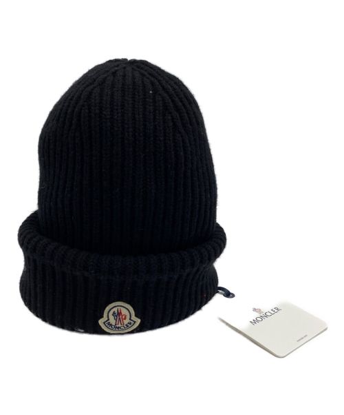MONCLER（モンクレール）MONCLER (モンクレール) カシミヤニット帽 ブラックの古着・服飾アイテム