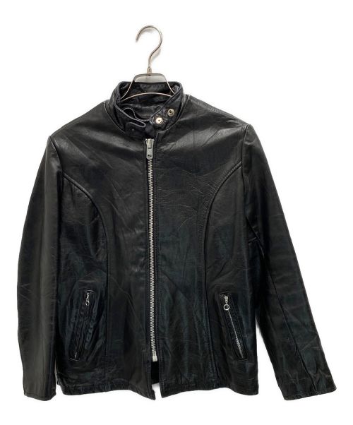 USED（ユーズド）USED (ユーズド) レザージャケット ブラック サイズ:FREEの古着・服飾アイテム