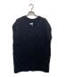 ALLEGE（アレッジ）の古着「Mohair Cable Knit Vest」｜ブラック
