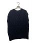 ALLEGE (アレッジ) Mohair Cable Knit Vest ブラック サイズ:1：9000円