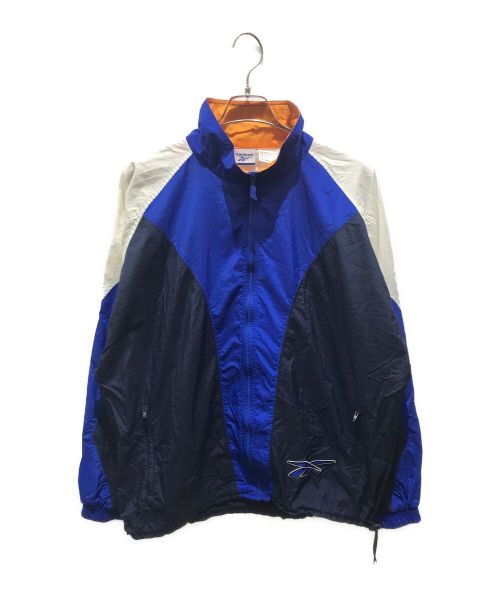 REEBOK（リーボック）REEBOK (リーボック) ナイロンジャケット　90s　 ブルー サイズ:Mの古着・服飾アイテム