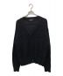 UNUSED（アンユーズド）の古着「cotton knit cardigan」｜ブラック
