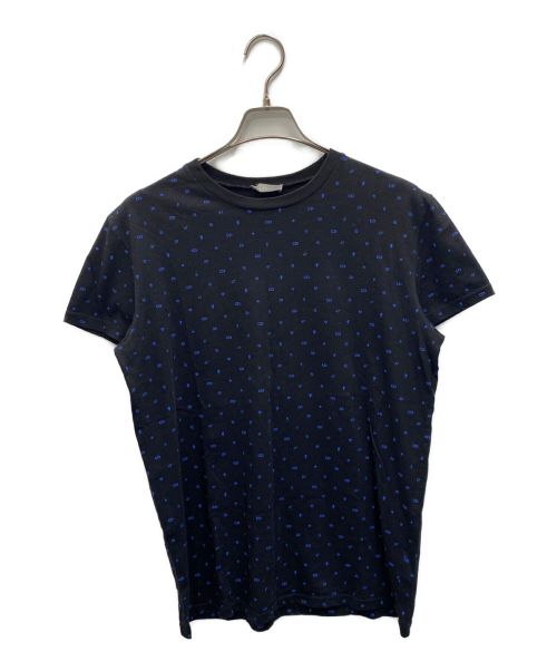 DIOR HOMME（ディオール オム）Dior Homme (ディオール オム) プリントTシャツ ブラック×ブルー サイズ:Mの古着・服飾アイテム