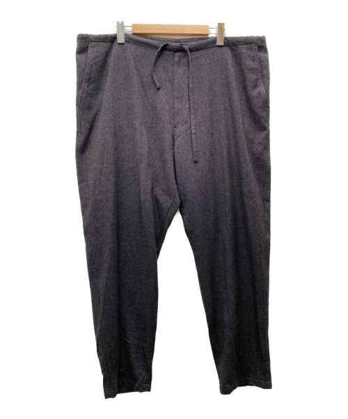 COMOLI（コモリ）COMOLI (コモリ) ウールシルク テーパード パンツ ブラック サイズ:3の古着・服飾アイテム