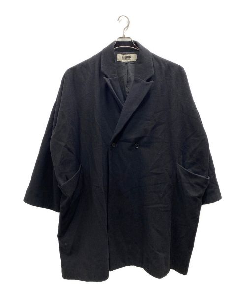 BASISBROEK（バージスブルック）BASISBROEK (バージスブルック) ウールコート ブラック サイズ:3の古着・服飾アイテム